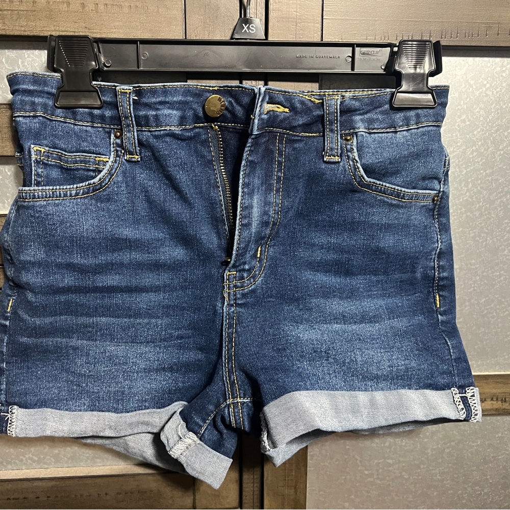 SHEIN Dark Blue Jean Shorts